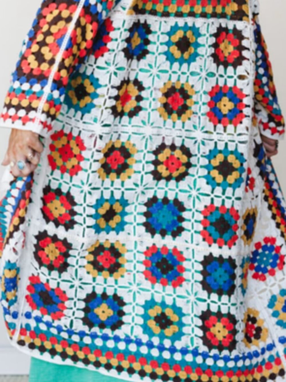 NWT VIVID Three Bird Nest Multi Soulful Wanderer Duster - Picture 8 of 12